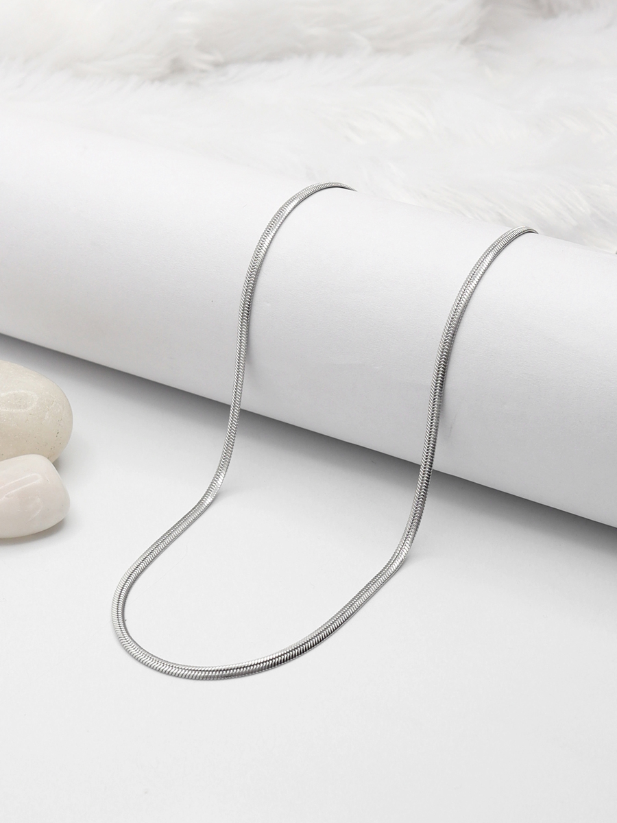 Sterling Silver Thin Sleek Men Chain