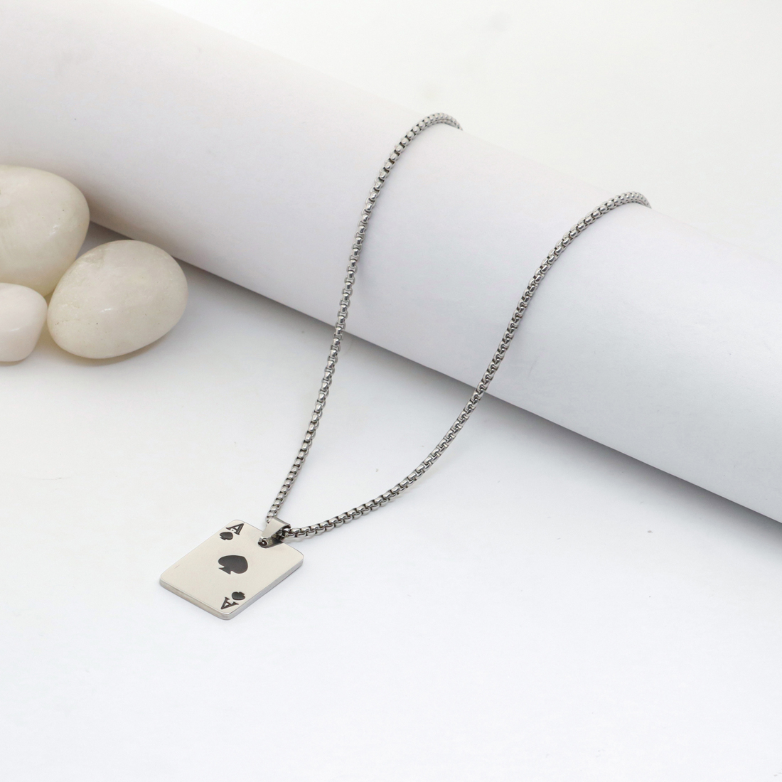 Ace Of Spade Pendant Chain
