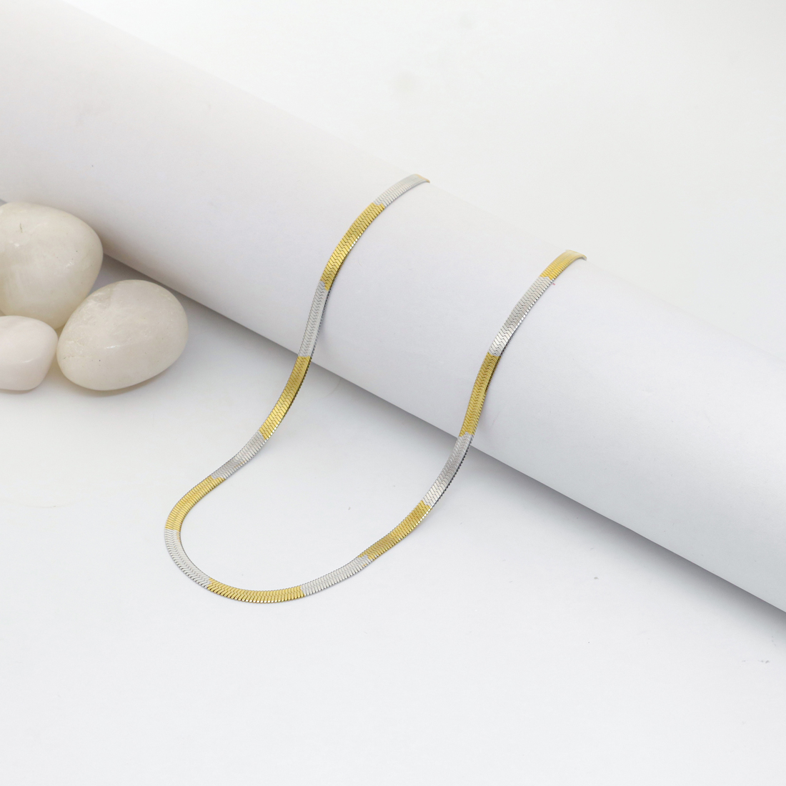 Dual Tone Snake Chain