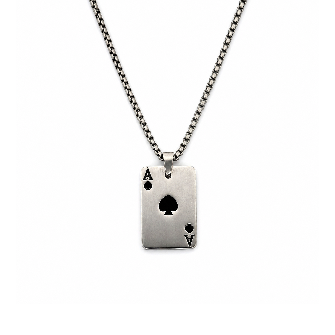 Ace Of Spade Pendant Chain