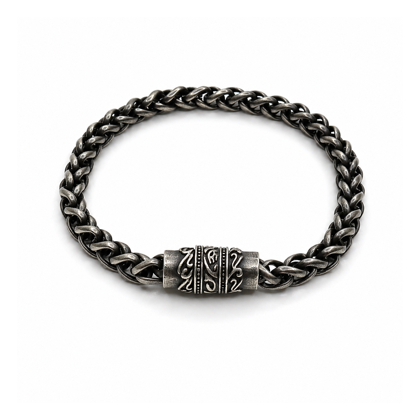 Milo Stainless Steel Black Bracelet