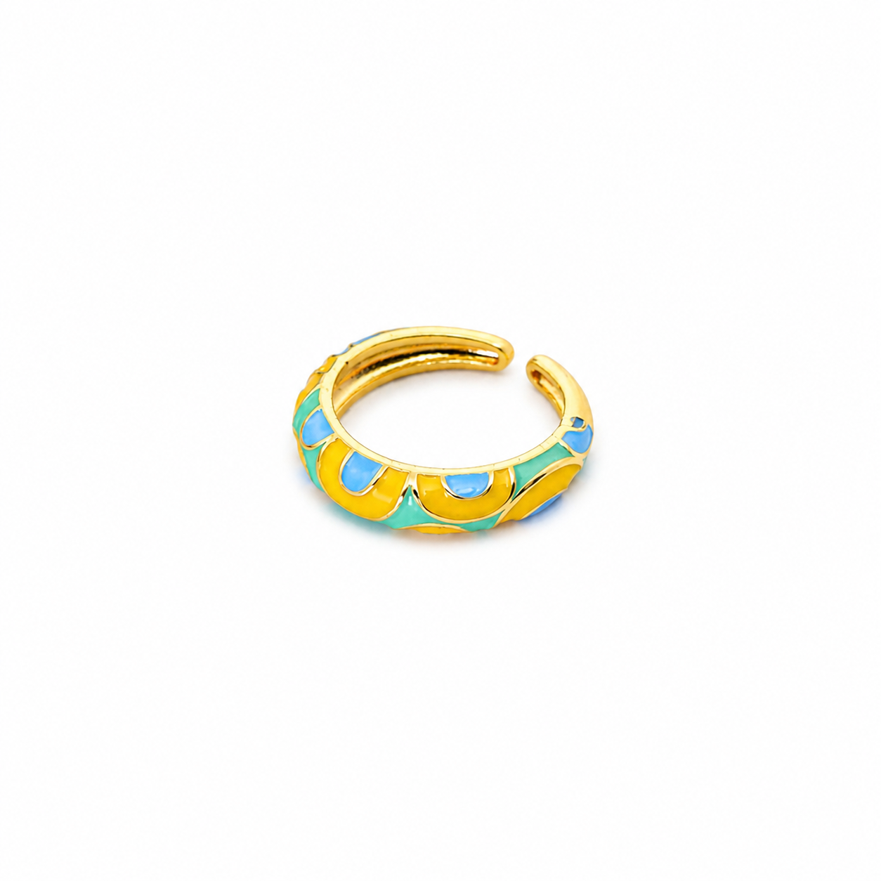 Colorful Enamel Ring