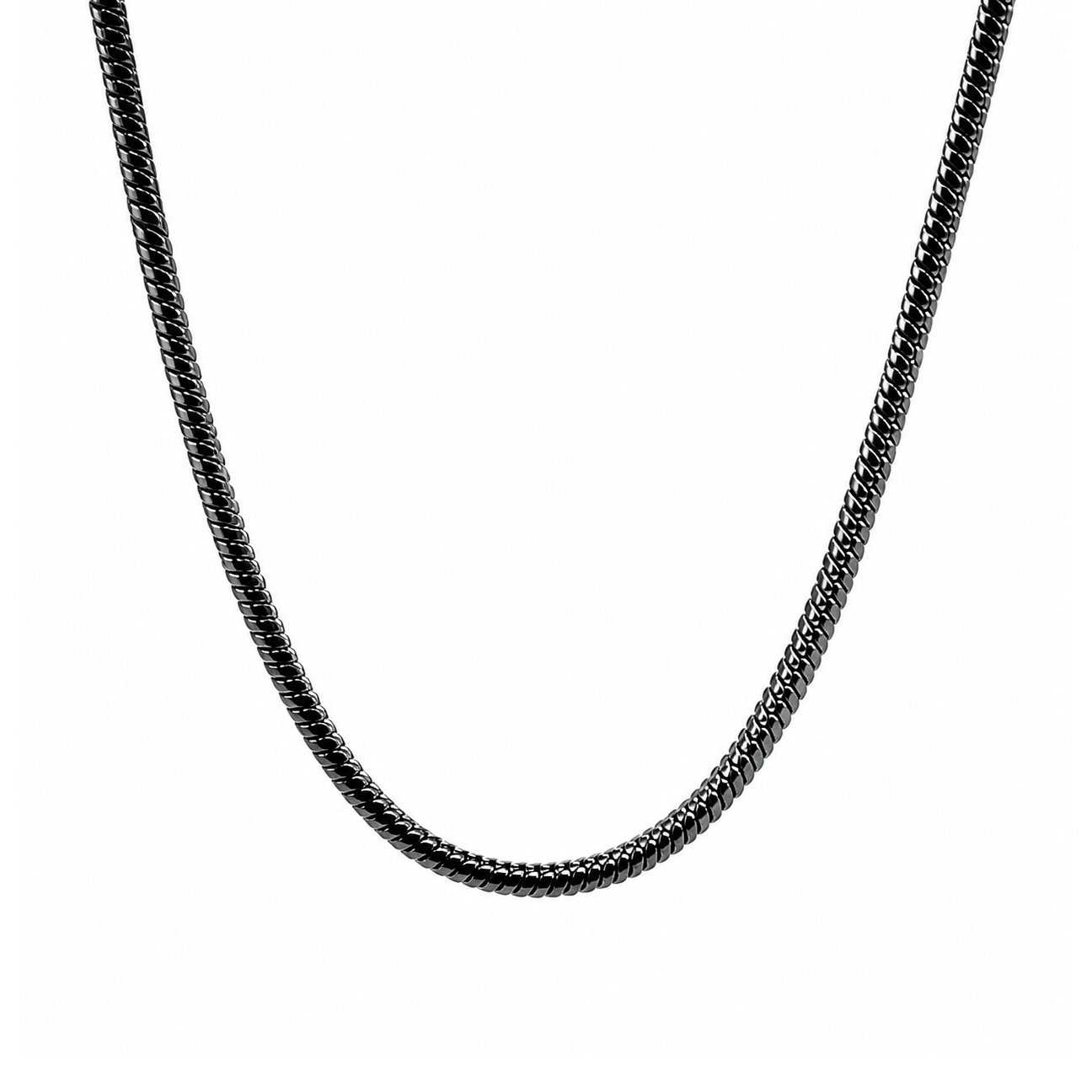 Black Snake Men Neck Chain