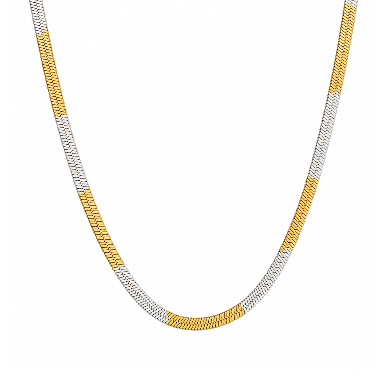 Dual Tone Snake Chain
