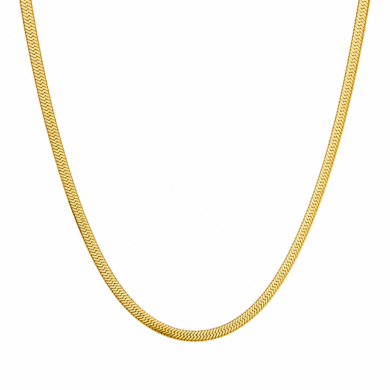 Gold Plated Snake Men's Chain