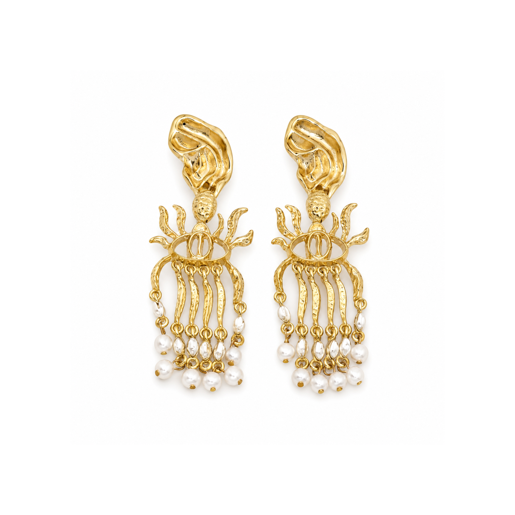 Devils Eye Drop Earrings