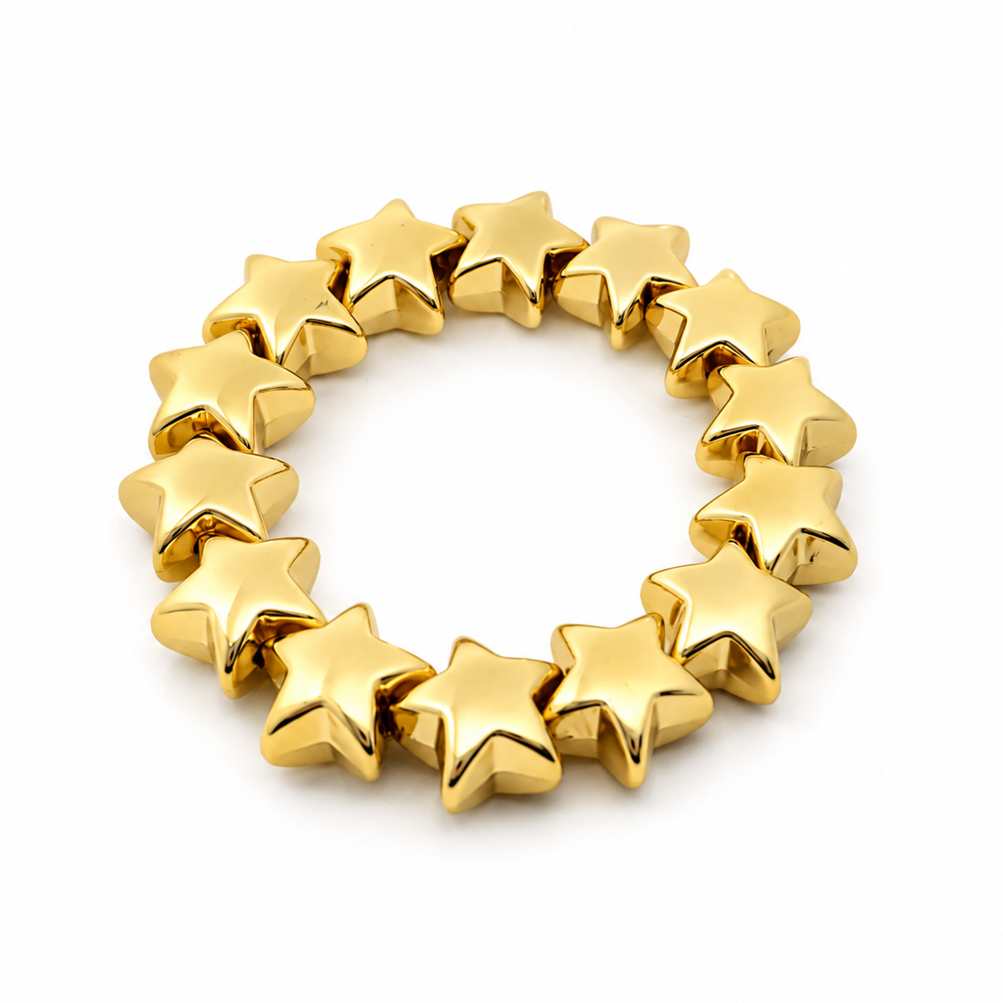 Gold Star Link Bracelet