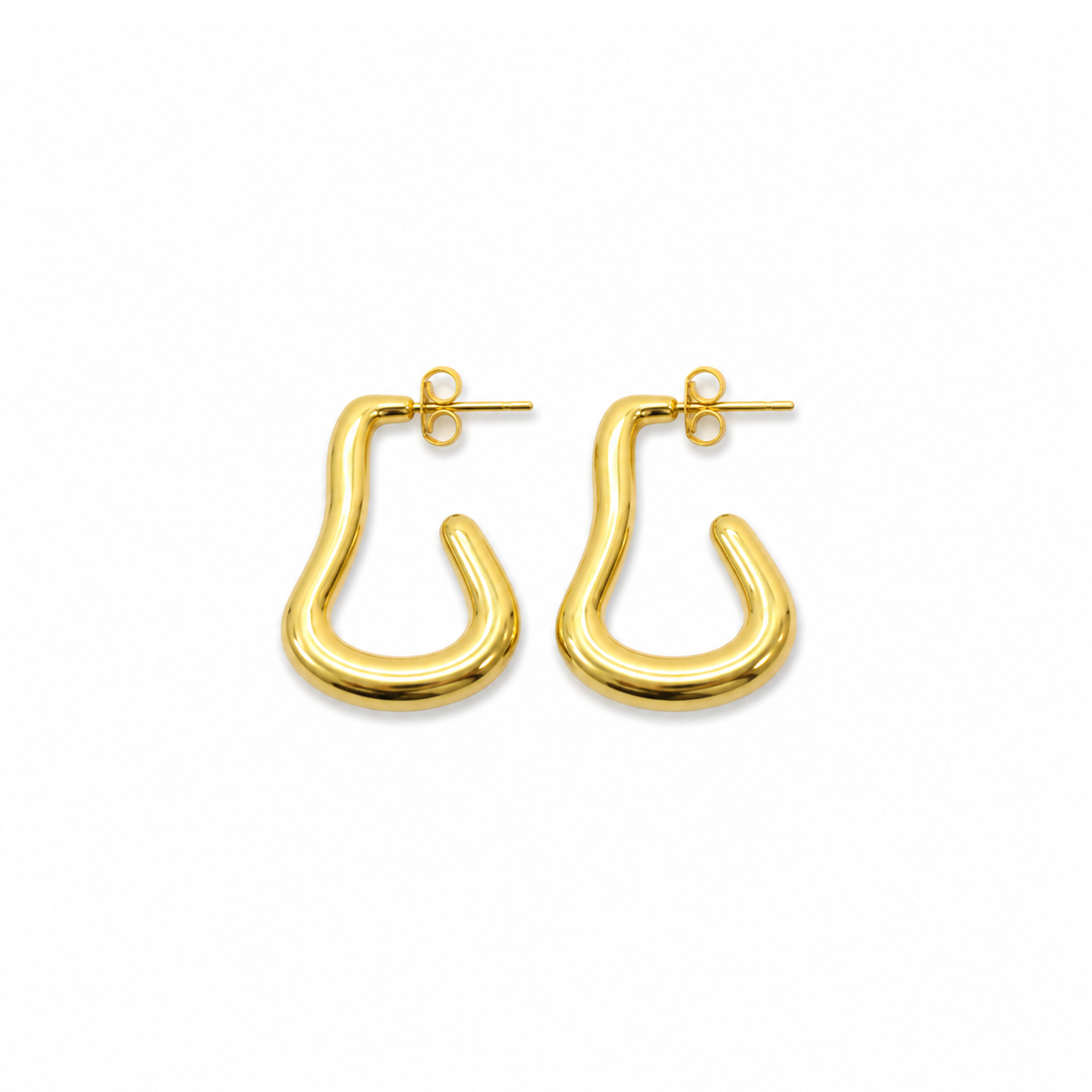 Slim Gold Hoop Earrings